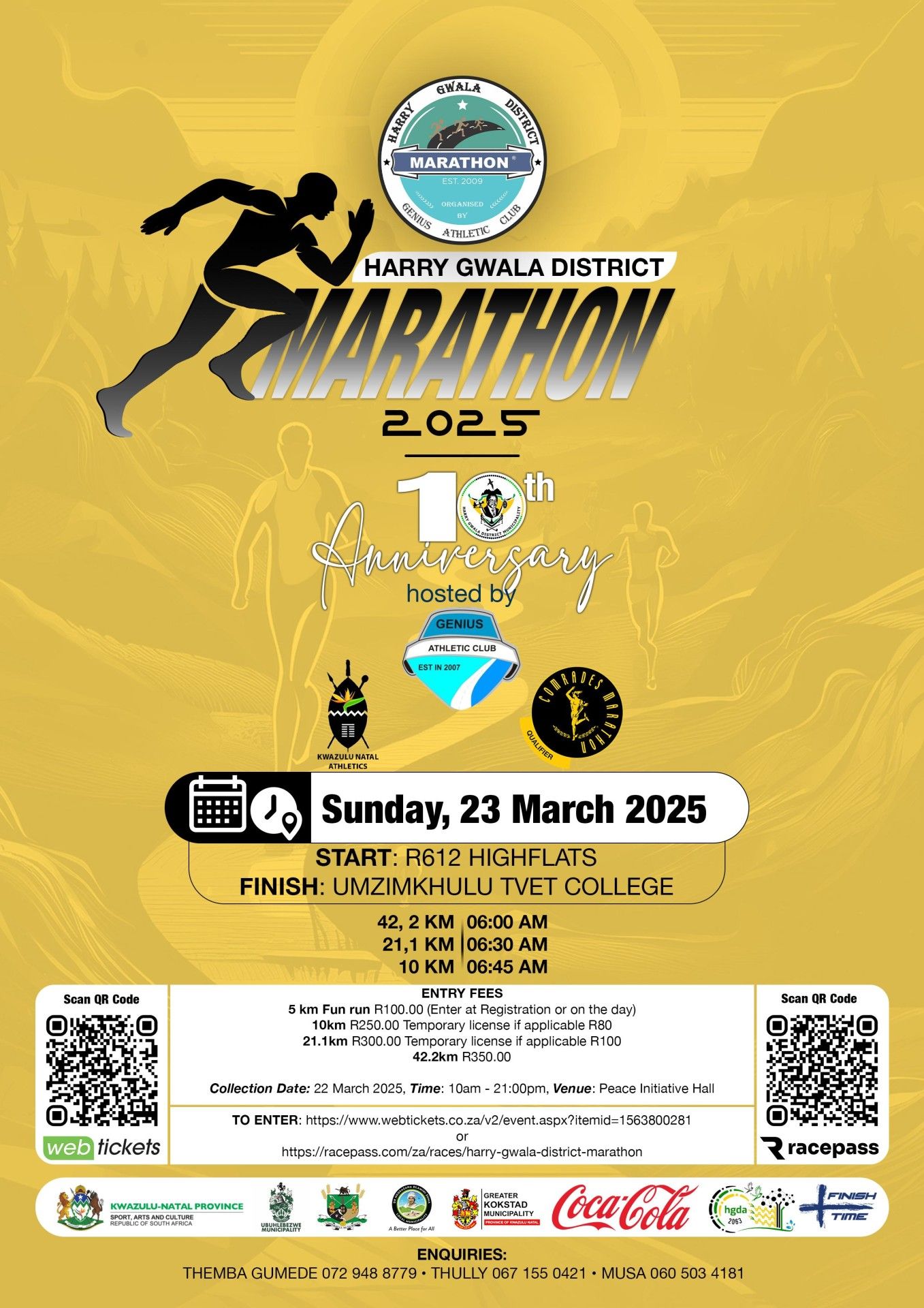 Harry Gwala District Marathon 2025